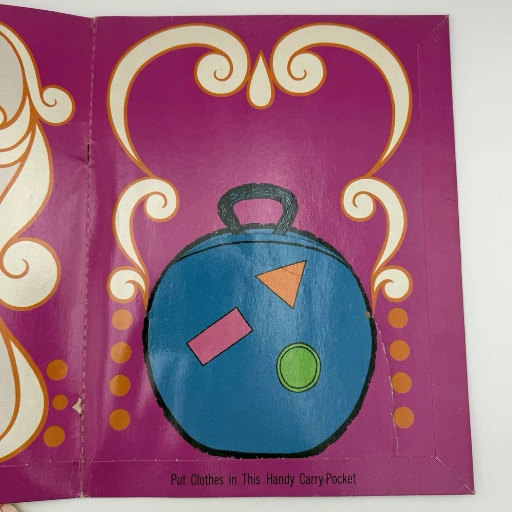 Paper Doll Book‎ Whitman Partially Cut Scrapbooking Decoupage Teen Model 1960s